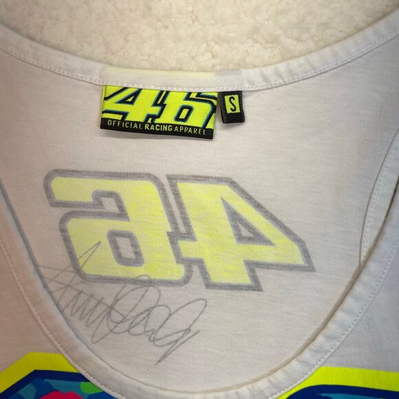 Official VR46 Valentino Rossi MotoGP Women Yamaha 46 Racing Tank Top small - Picture 3 of 7